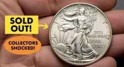 Collectors Shocked as U.S. Mint’s 2025 Laser‑Engraved Silver Eagle Sells Out Almost Immediately!